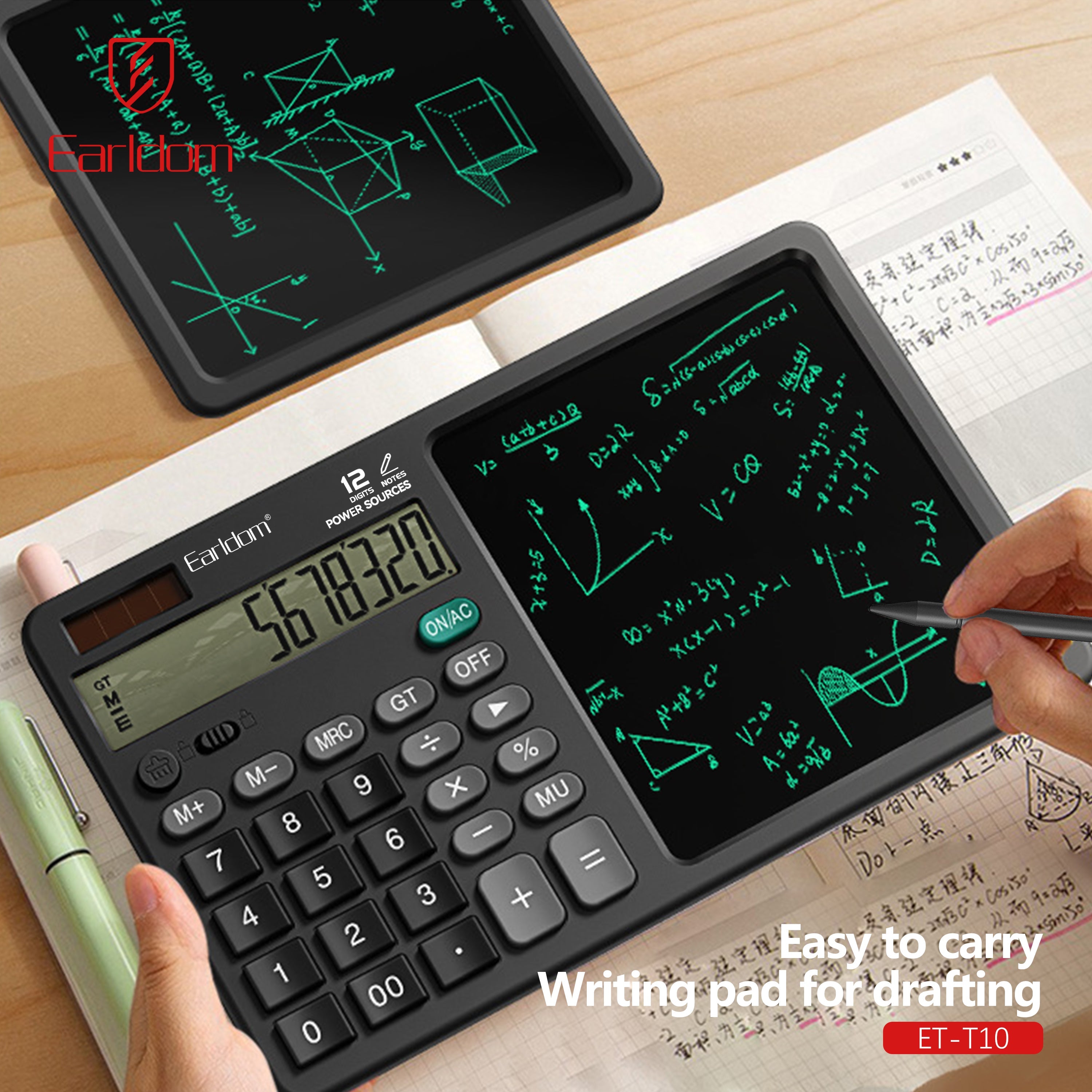 Calculator with Notepad ET-T10 Calculator with Notepad ET-T10